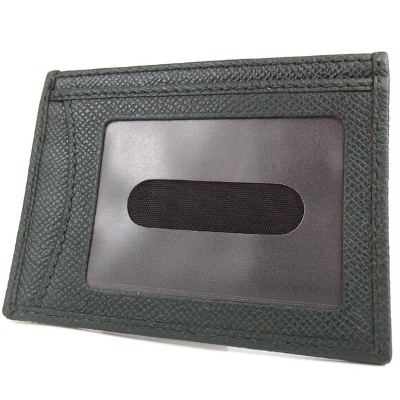 Authentic BURBERRY Card Case leather [Used] - Picture 2 of 11